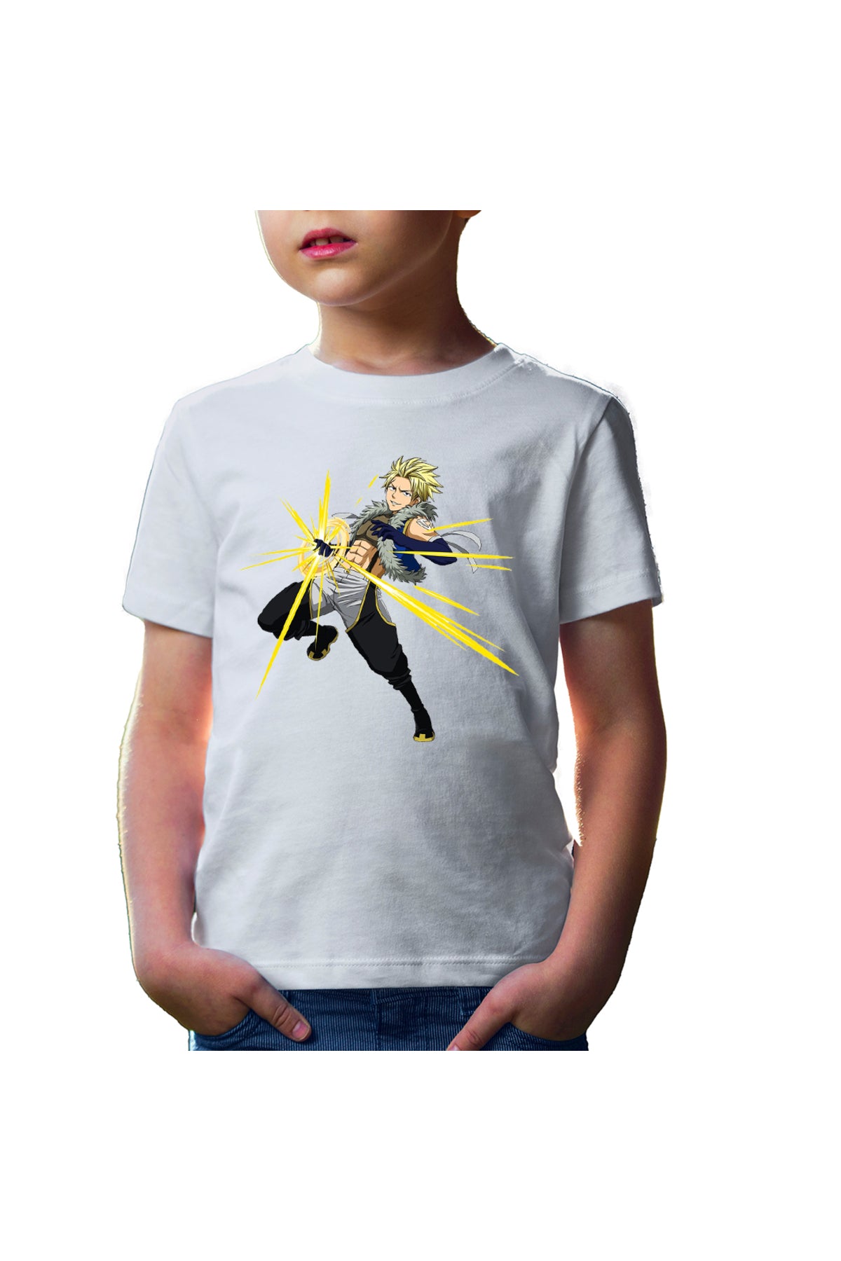 Tricou copii Fairy Tail Natsu Dragneel Rebel Cool
