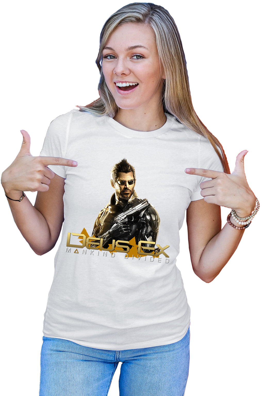 Tricou dama Deus Ex Mankind Divided Human Revolution