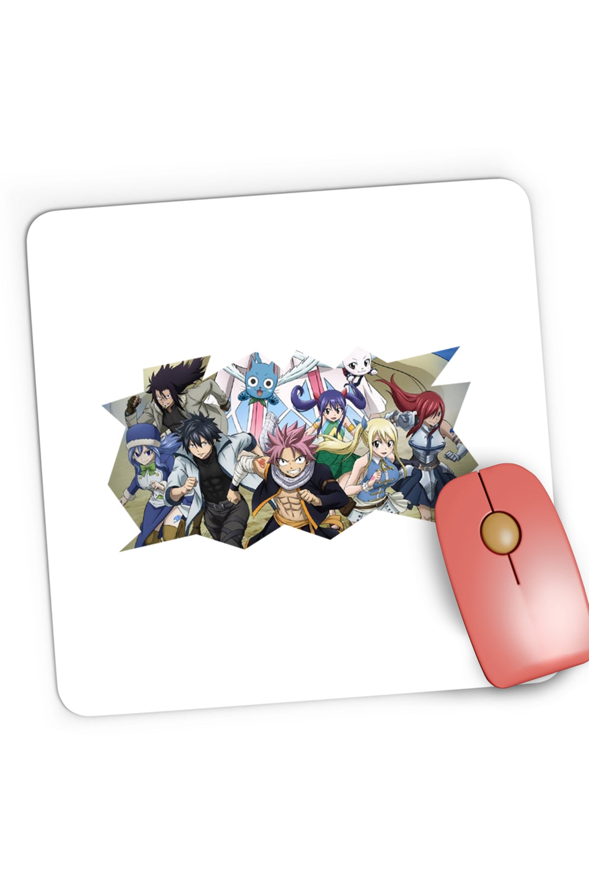 Mousepad Gaming Fairy Tail Fantasy Anime Manga Natsu Dragneel, 21x19 cm