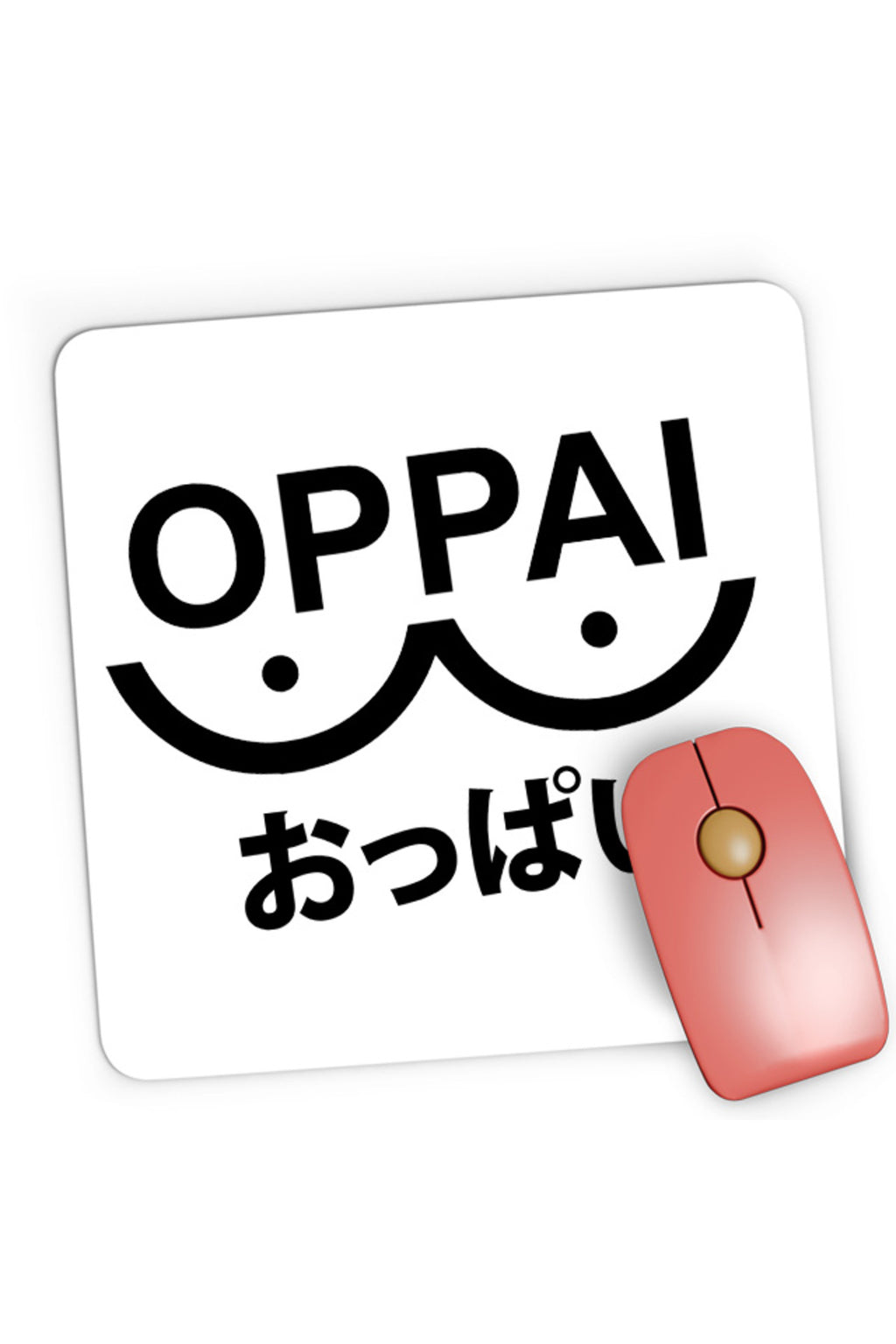 Mousepad Gaming One-Punch Man Oppai Saitama Meme Logo, 21x19 cm