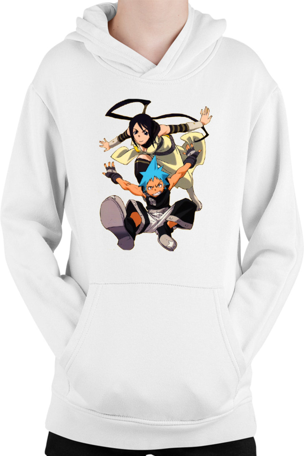 Hanorac copii Soul Eater Black Star Tsubaki Partner Supranatural Anime