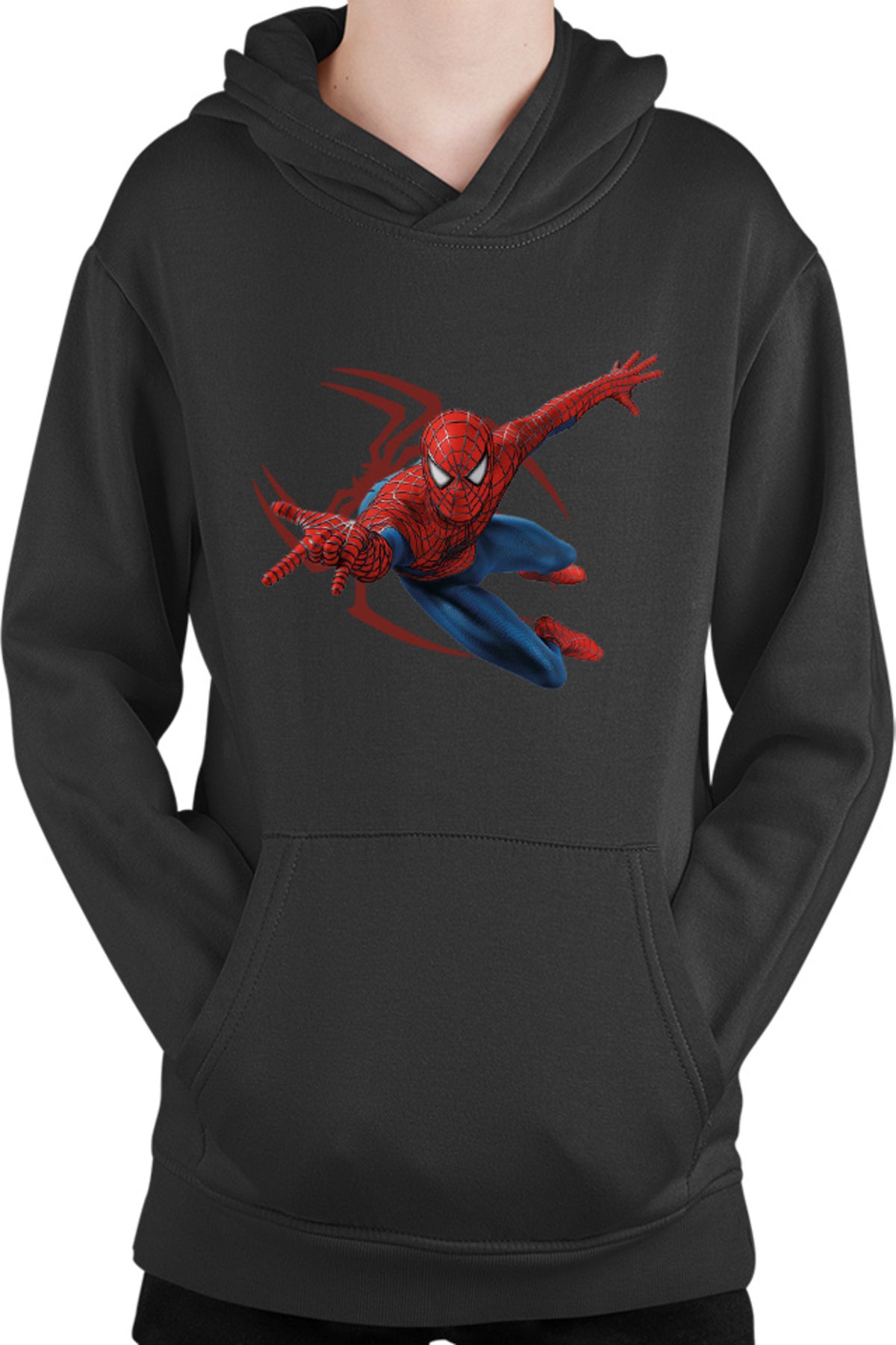 Hanorac copii Spiderman Logograph Web Jump Marvel Stan