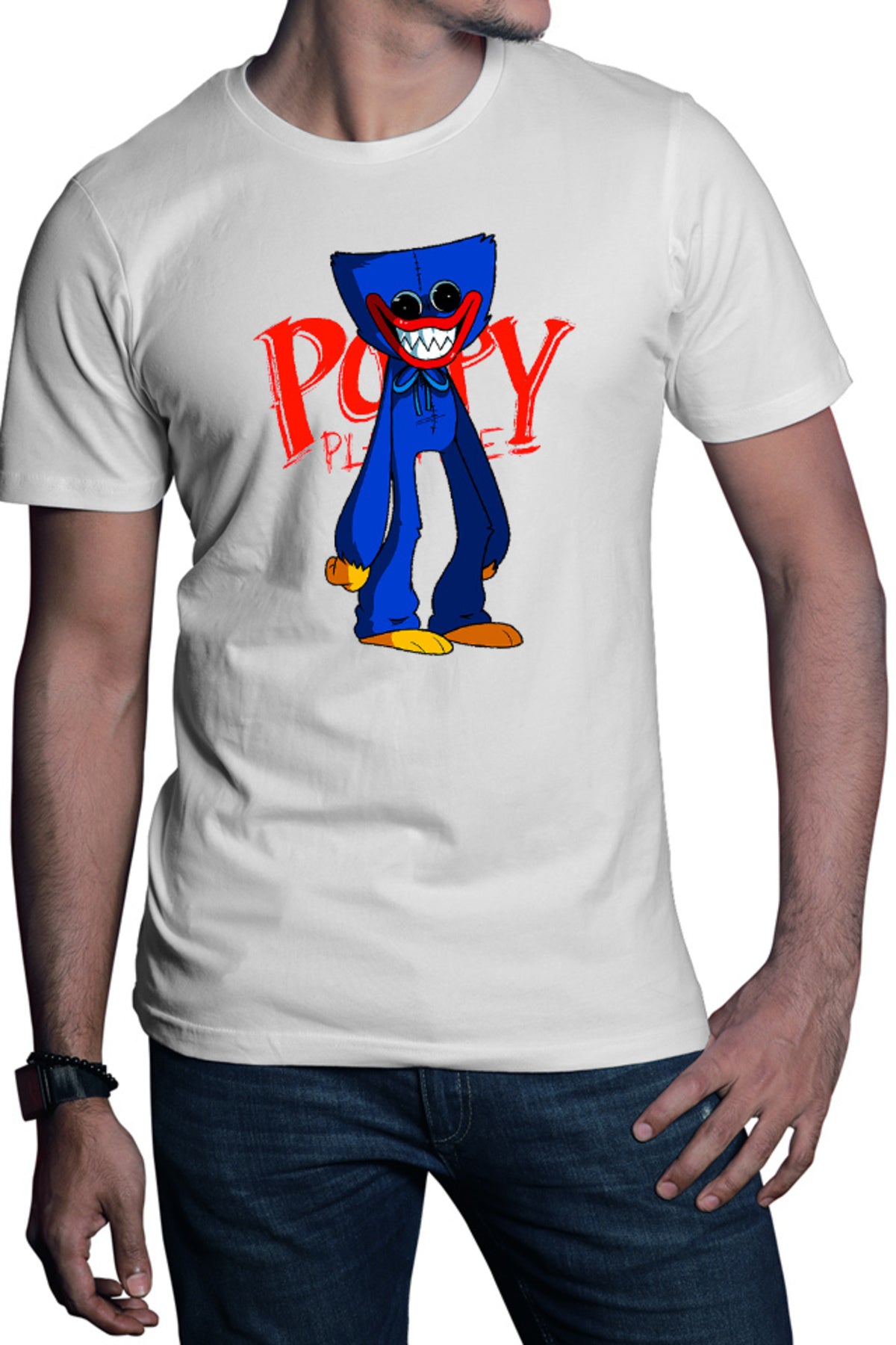 Tricou barbati Huggy Wuggy Horror RPG Game Puzzle Poppy Play Time
