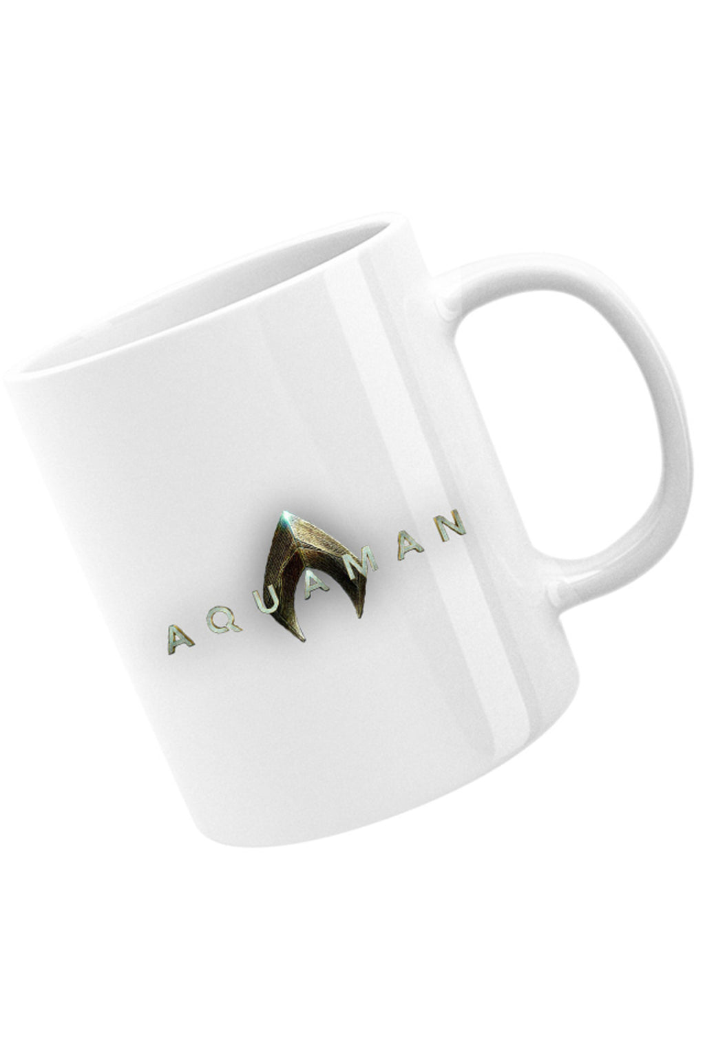 Cana Aquaman Logo DC Comics Warner Bros, alba, 330 ml