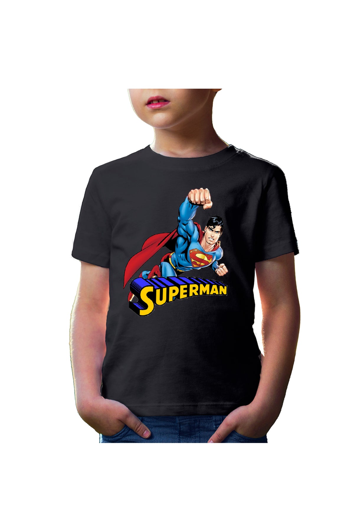 Tricou copii Superman Men of Steel Revine Desen