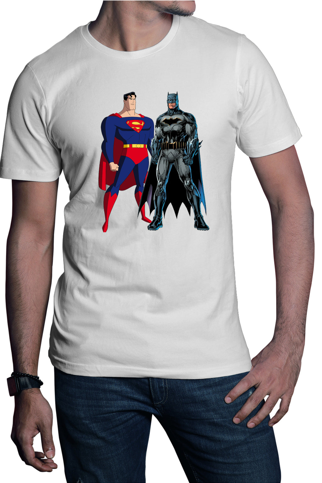 Tricou barbati Superman Batman Desen All Stars Marvel