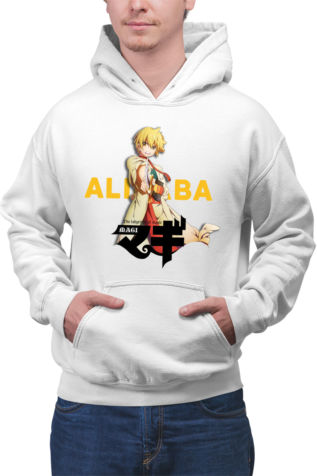 Hanorac barbati Magi The Labyrinth of Magic Alibaba Fight Pose