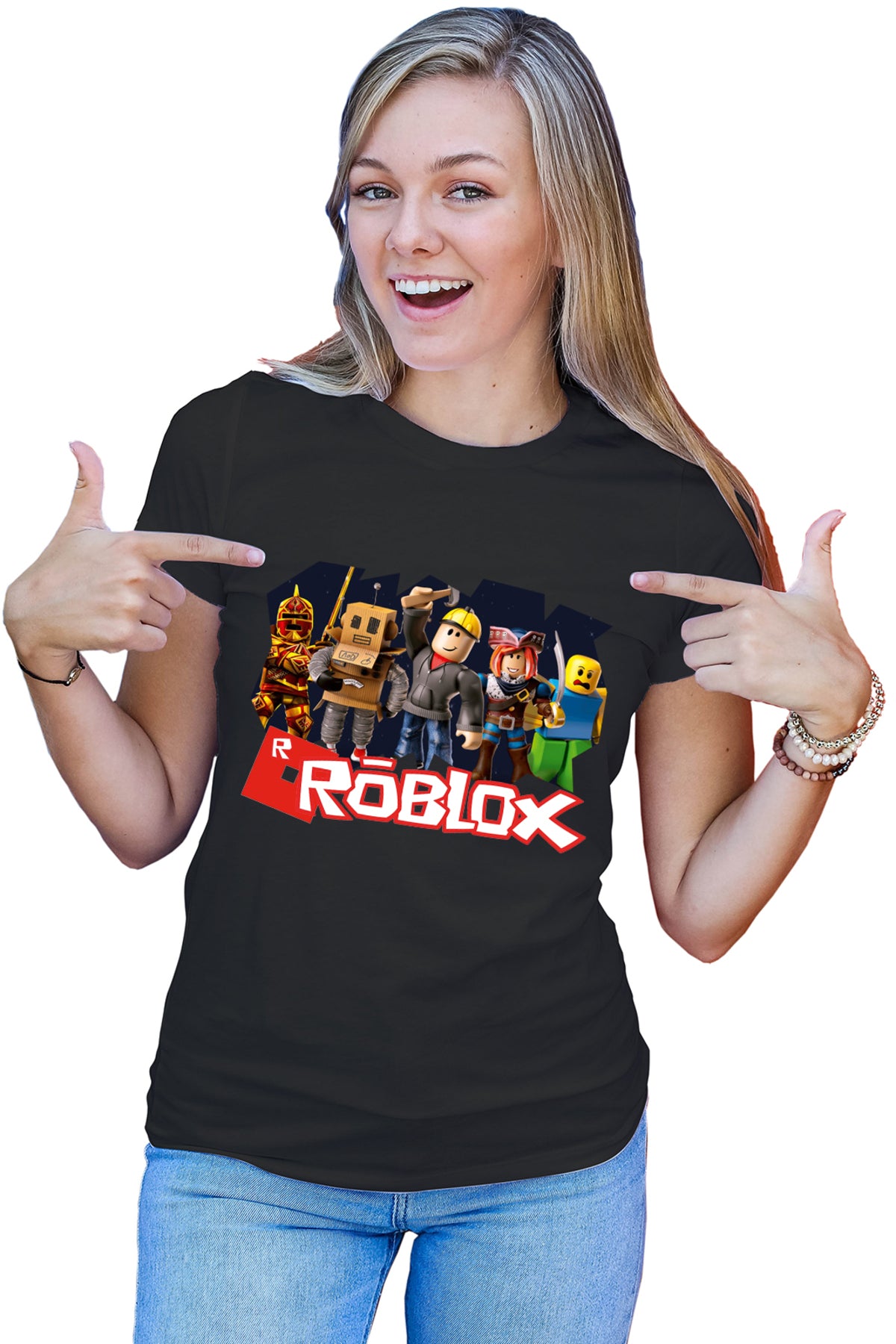 Tricou dama Roblox Team Generator Robux Games
