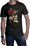 Tricou barbati Ironman Mickey Mouse Minecraft Fortnite Games