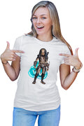 Tricou dama Predator Warrior Fortnite Vbucks Battle Royale