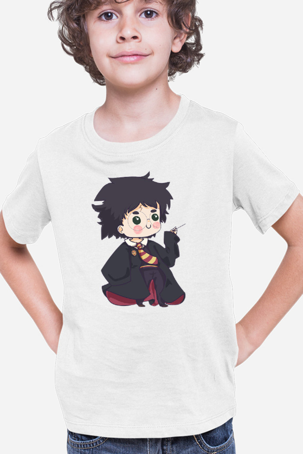 Tricou copii Harry Potter Magic Chibi Small Cute Wizard Academy