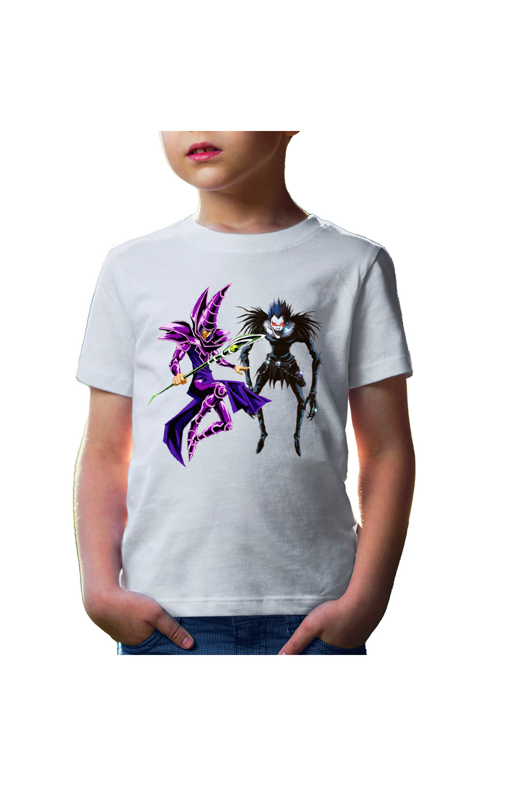 Tricou copii Yu Gi Oh Dark Magician Death Note Ryuk