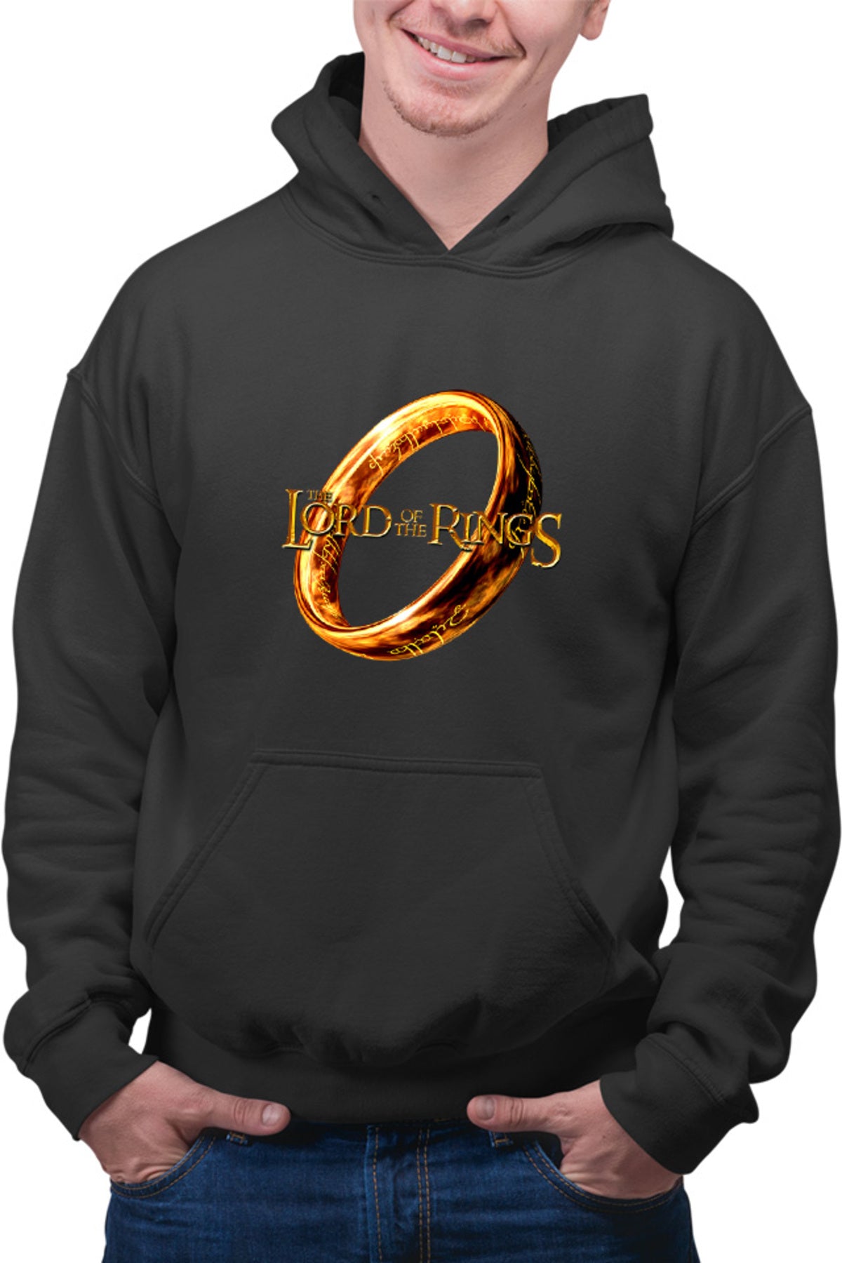 Hanorac barbati Lord of the Rings Logo Action Legend Hobbit Elf