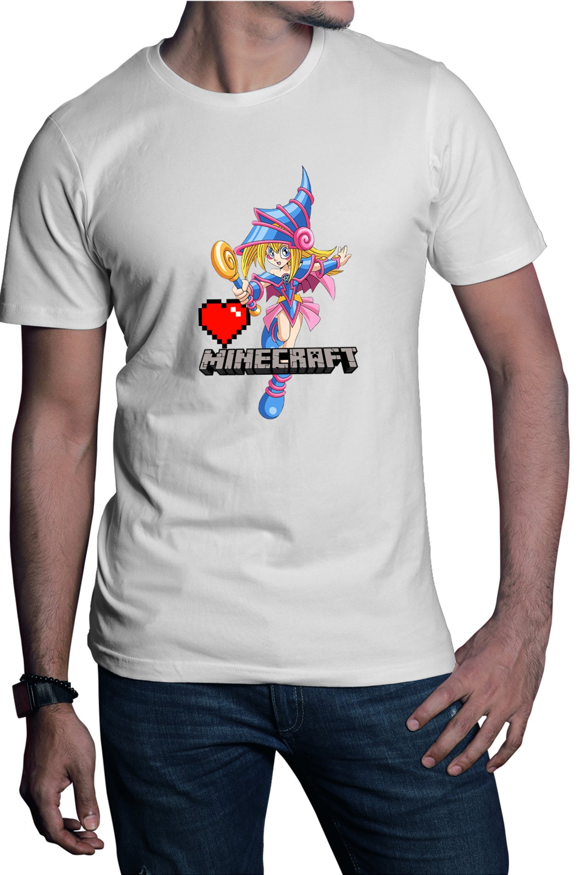 Tricou barbati Yu Gi Oh Links Minecraft Tlauncher Mcskins