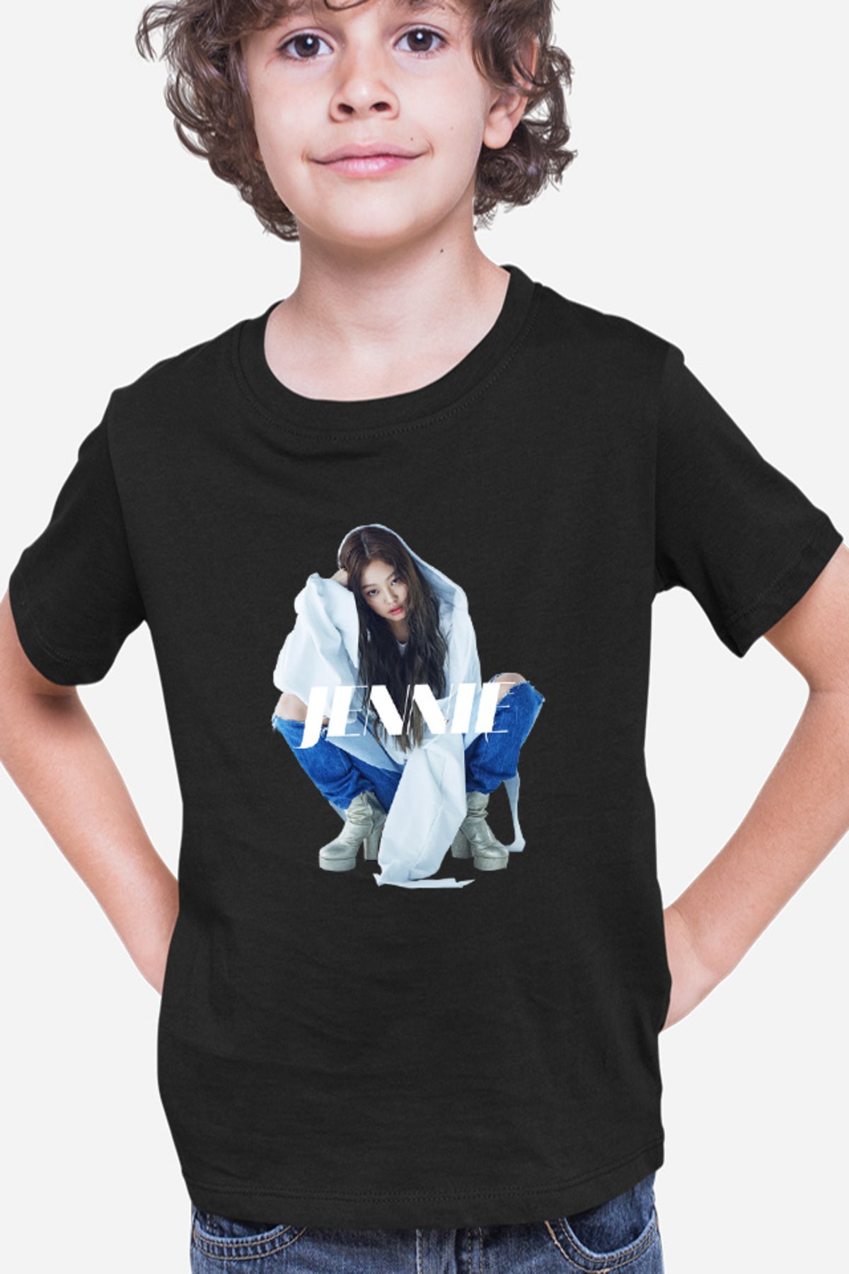 Tricou copii Blackpink Jennie Famboy y Idol Singer Voice