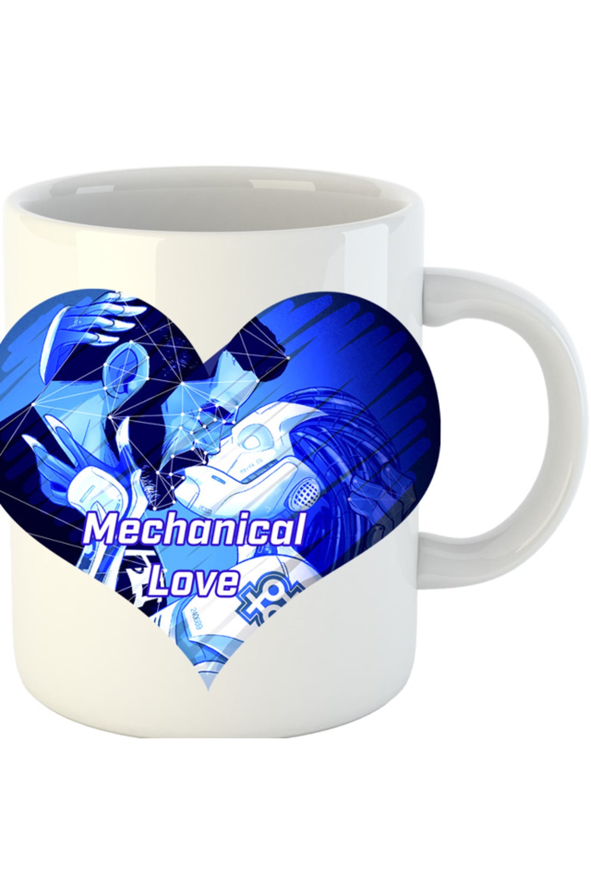 Cana NFT XOXO Heart Robot Cyber Human Artificial, alba, 330 ml