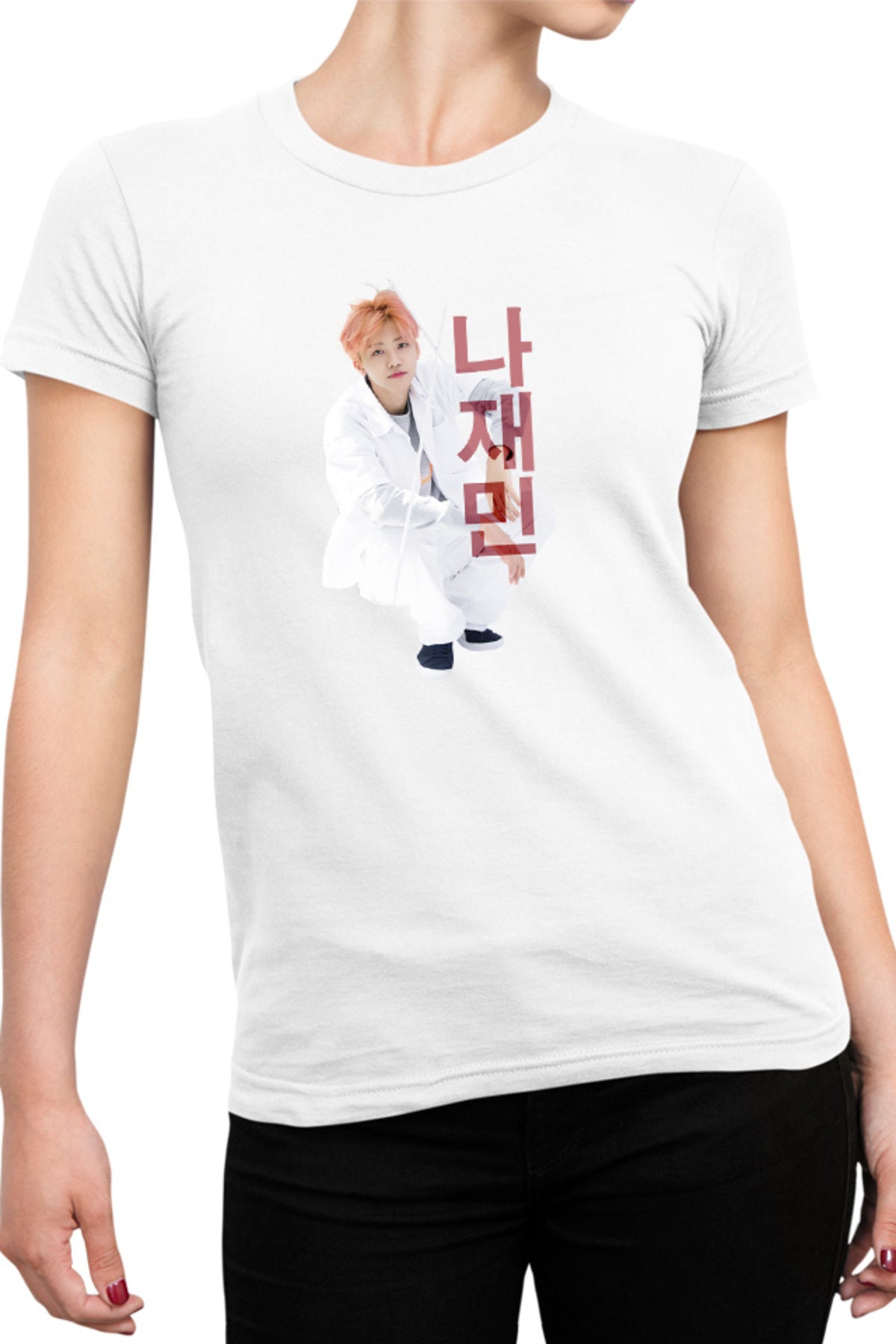 Tricou dama NCT Jaemin Logo Concept Idol Stunning Baby Mochi