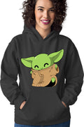 Hanorac dama Baby Yoda Dance Happy Fun