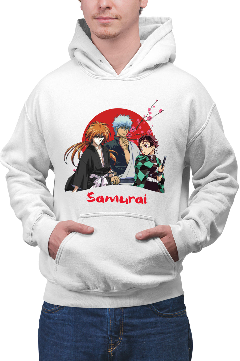 Hanorac barbati Rurouni Kenshin Samurai Trio Text Sepuku