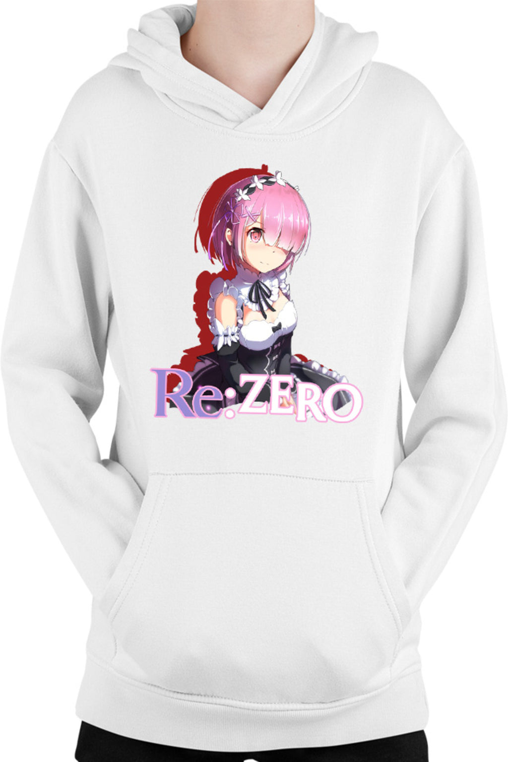 Hanorac copii Re Zero RAM Maiden Strongest Sister Demon Otaku Japan
