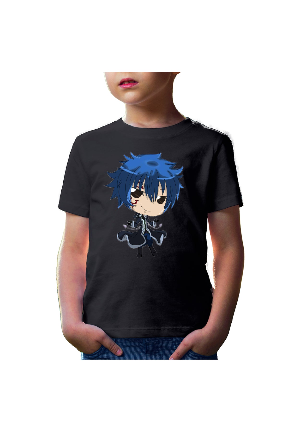 Tricou copii Fairy Tail Gray Fullbuster Police Friends