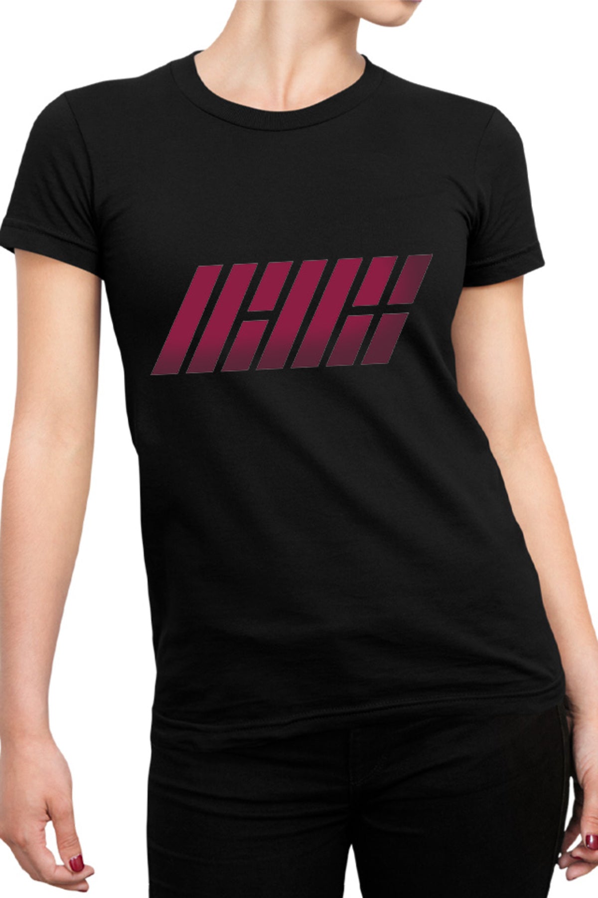 Tricou dama iKon Logo Coreea Flah 7 Members G Entertainment