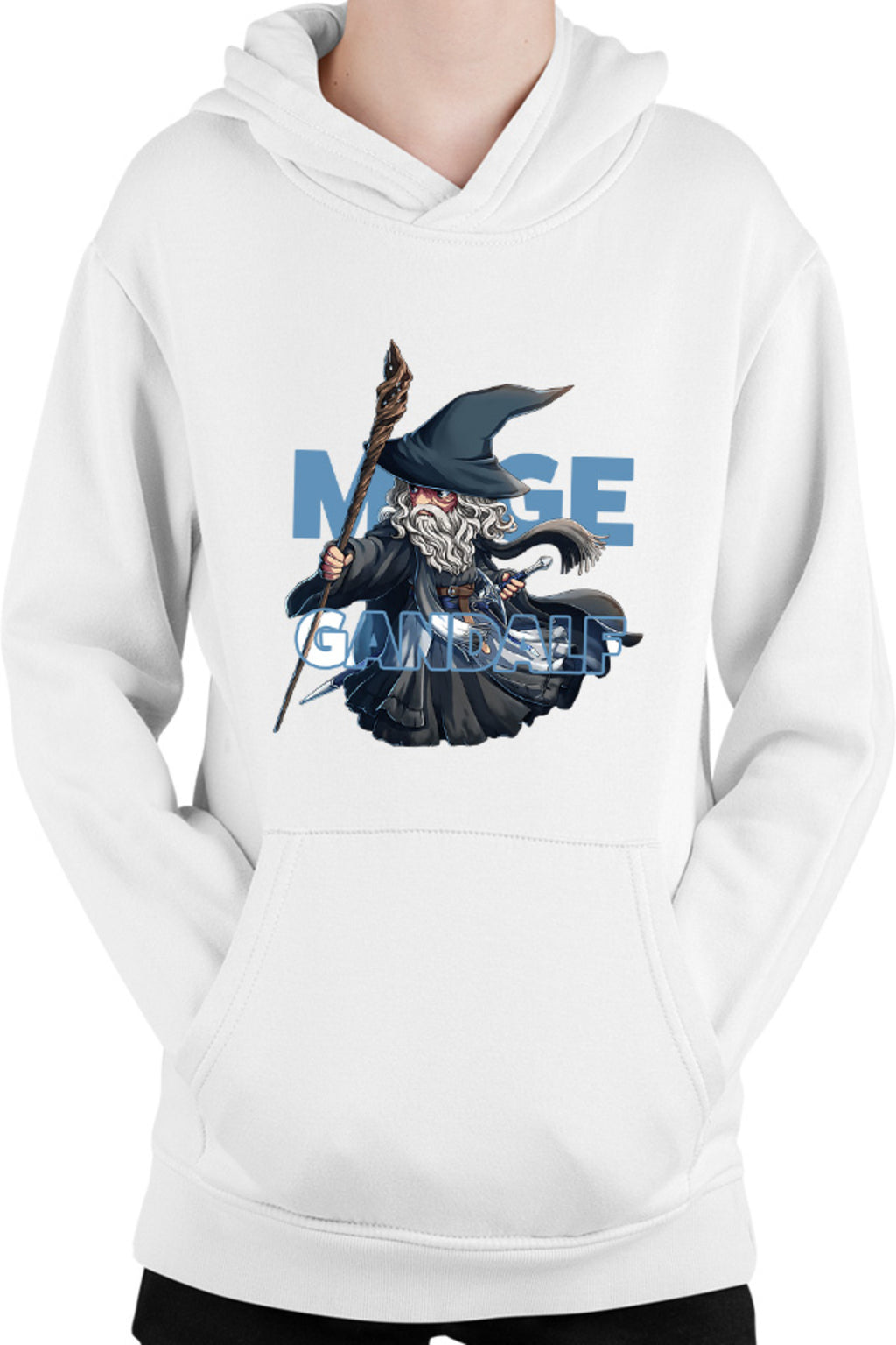 Hanorac copii Lord of the Rings Mage Gandalf Chibi Cute Power