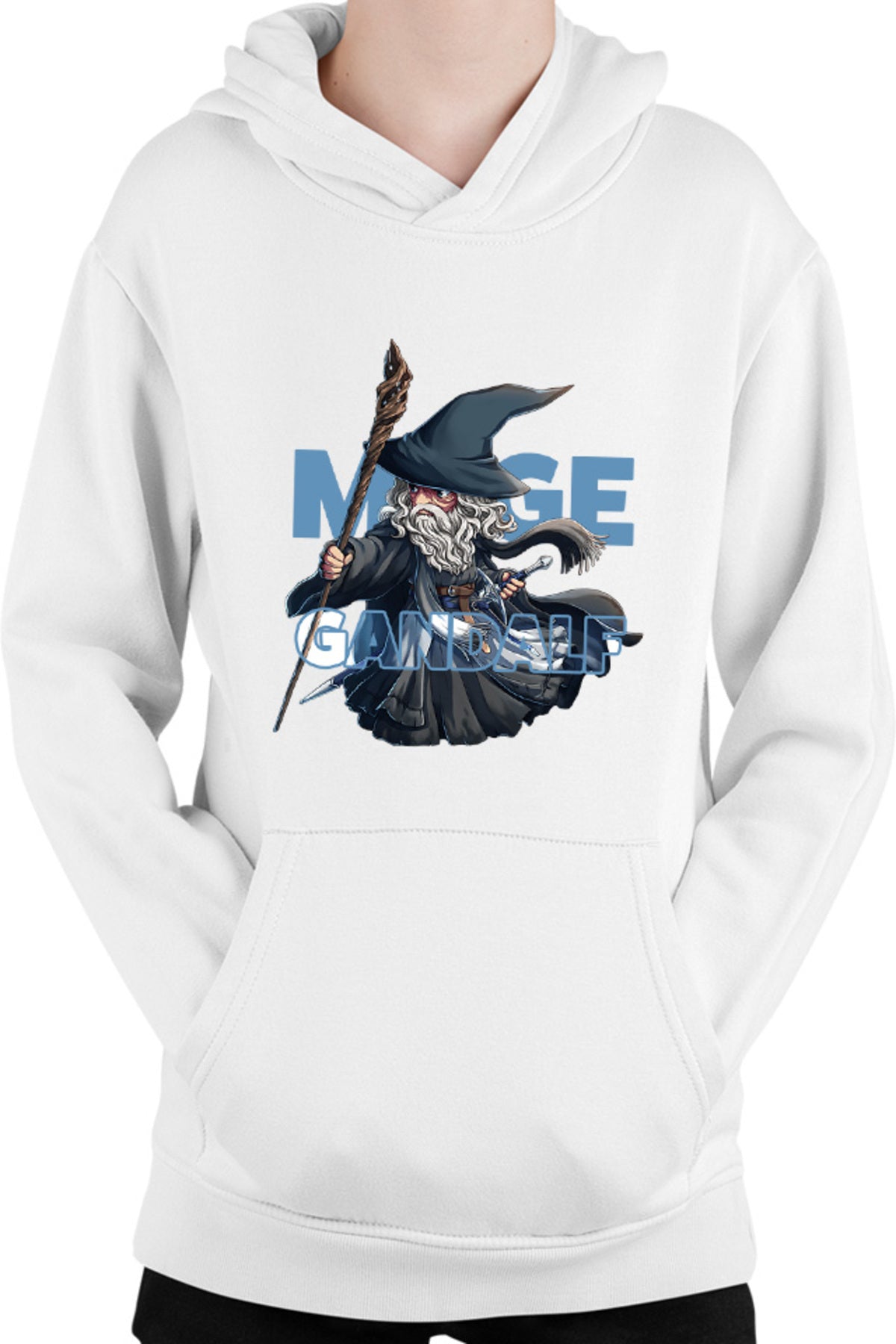 Hanorac copii Lord of the Rings Mage Gandalf Chibi Cute Power