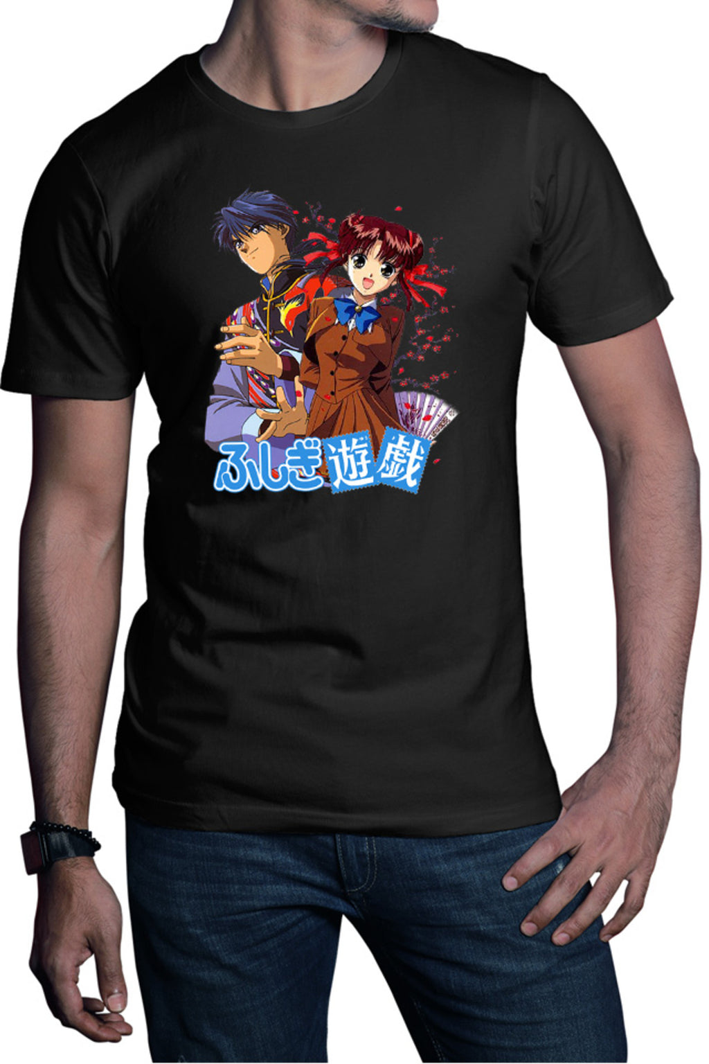 Tricou barbati Fushigi Yuugi Tamahome Yuuki Couple Animekage