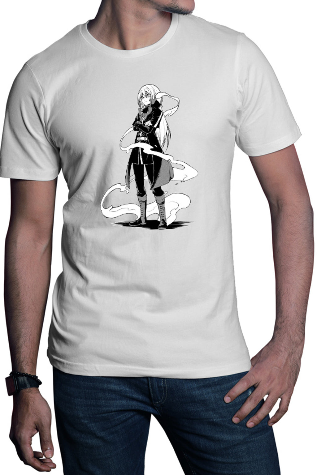 Tricou barbati TenSura That Time Rinmuru Manga Isekai