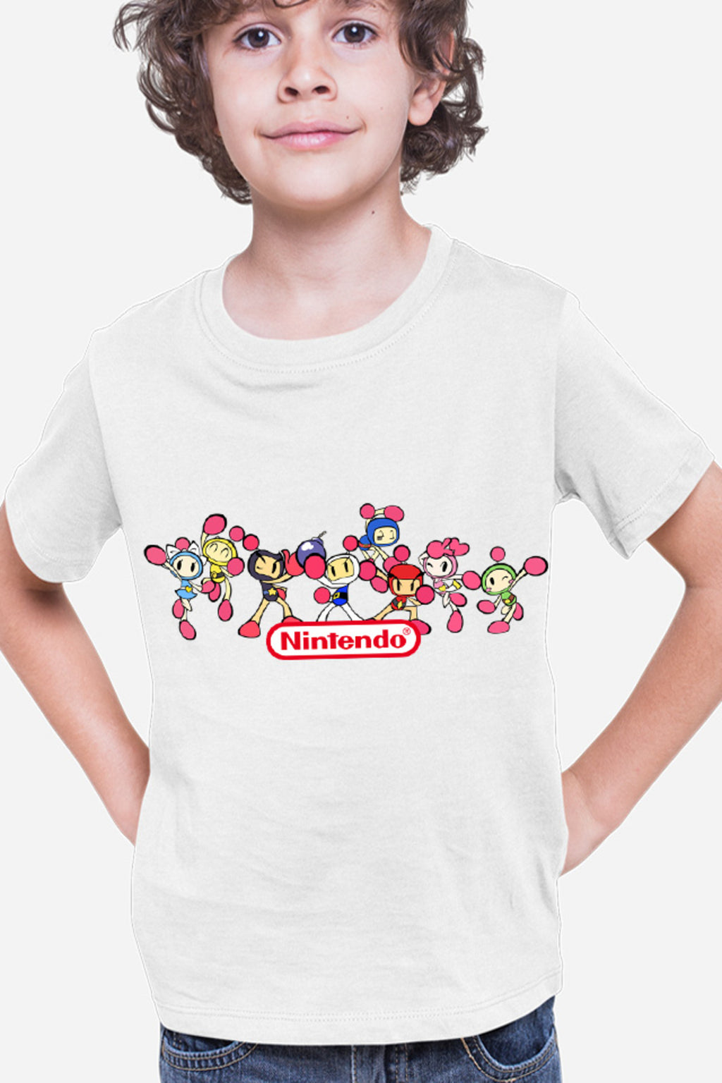 Tricou copii Bomberman All Team Console Game