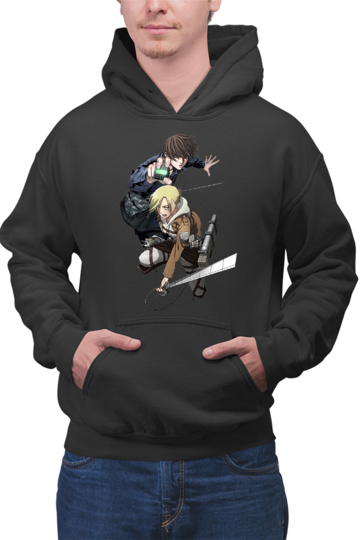 Hanorac barbati Btooom! Sakamoto Ryouta AOT Annie Fight Monsters Sci-fi Cosplay
