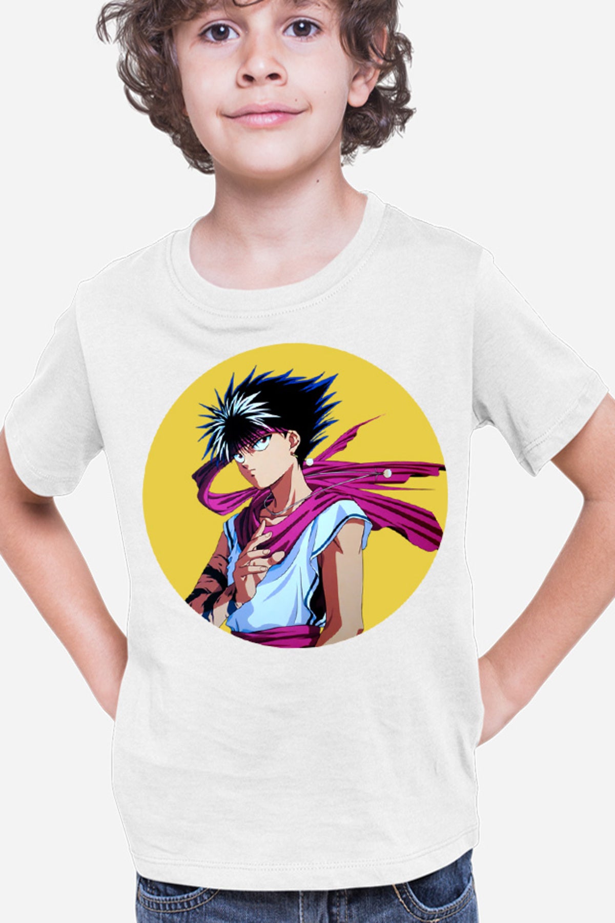Tricou copii Yu Yu Hakusho Hiei Powers Mangaka Season