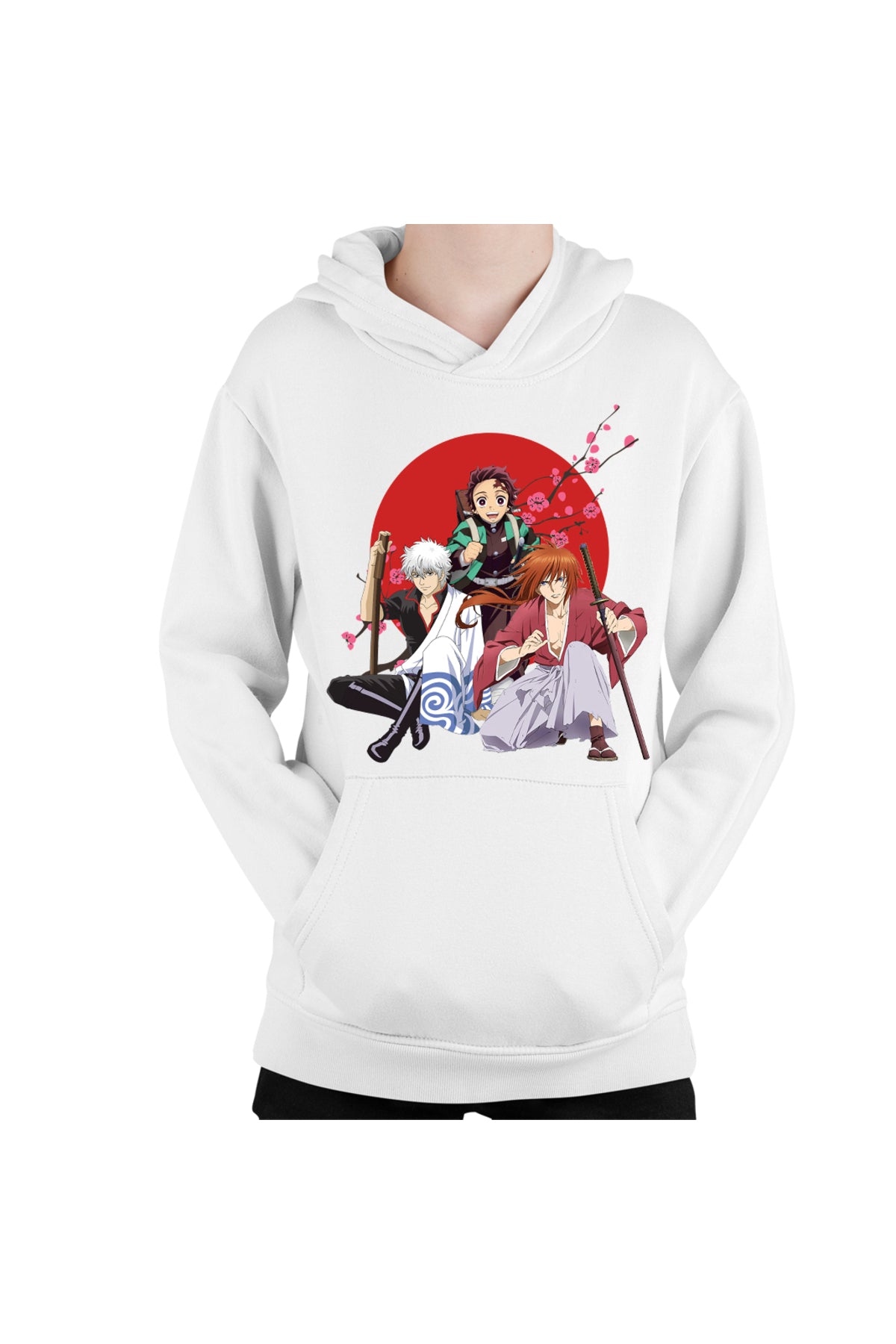 Hanorac copii Rurouni Kenshin Samurai Sakura Trio Harakiri