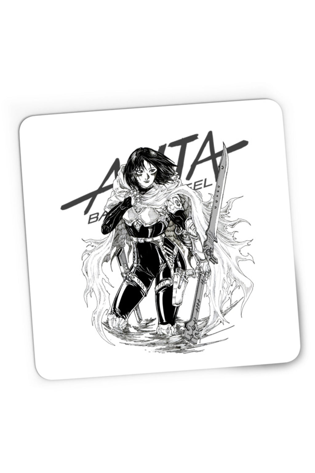 Mousepad Gaming Battle Angel Alita Gally Armor Fight Anime Kage, 21x19 cm