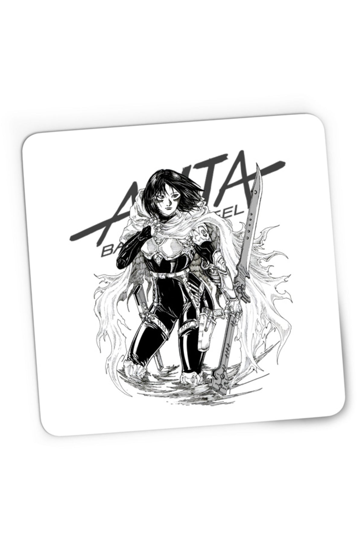 Mousepad Gaming Battle Angel Alita Gally Armor Fight Anime Kage, 21x19 cm