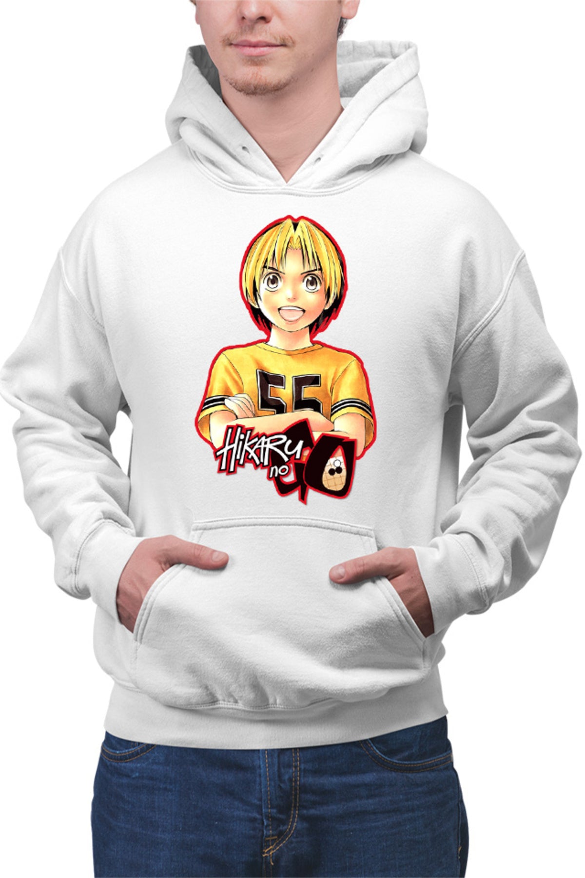 Hanorac barbati Hikaru no Go Mind Game Anime Otaku Takeshi Obata