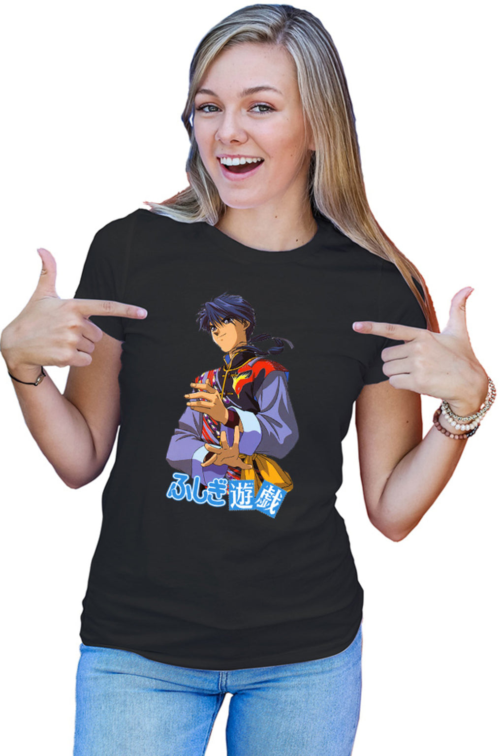 Tricou dama Fushigi Yuugi Tamahome Japan Vintage Anime