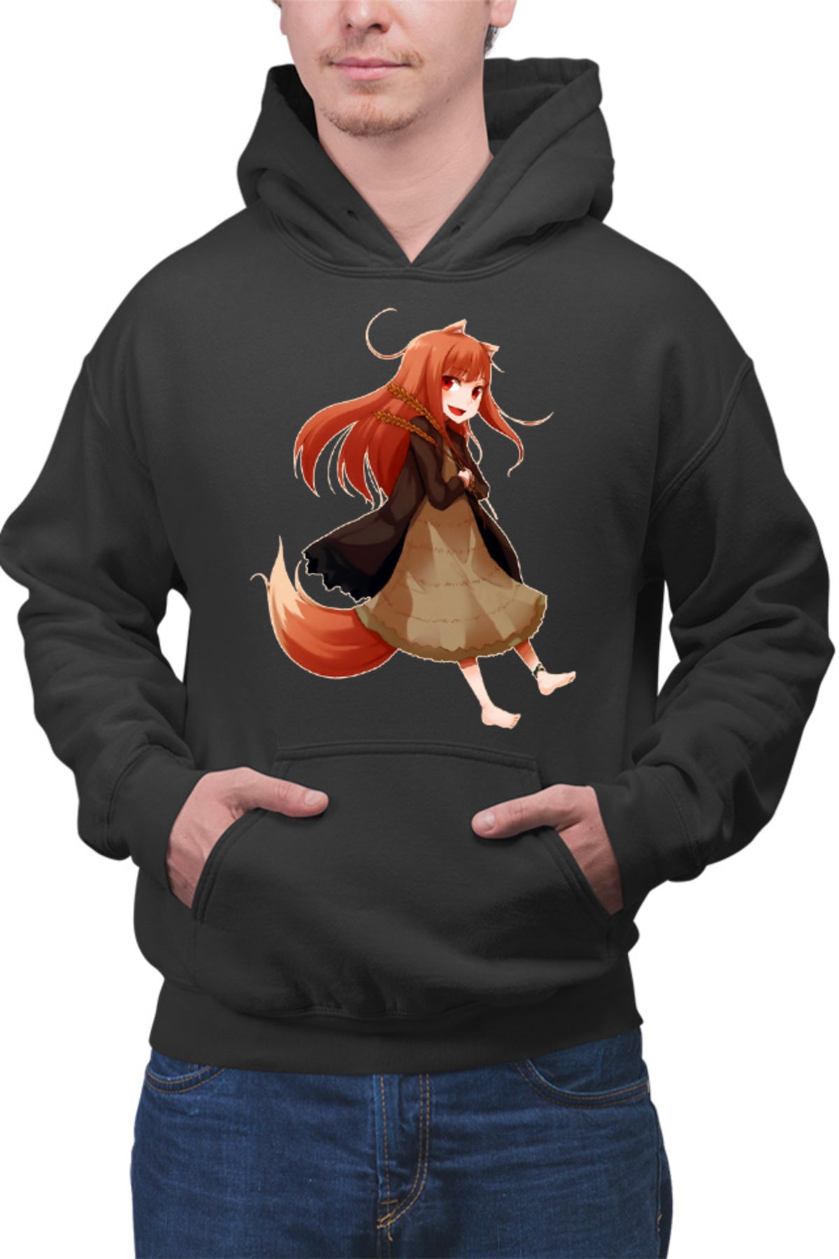 Hanorac barbati Spice And Wolf Holo Fantasy Anime Medieval