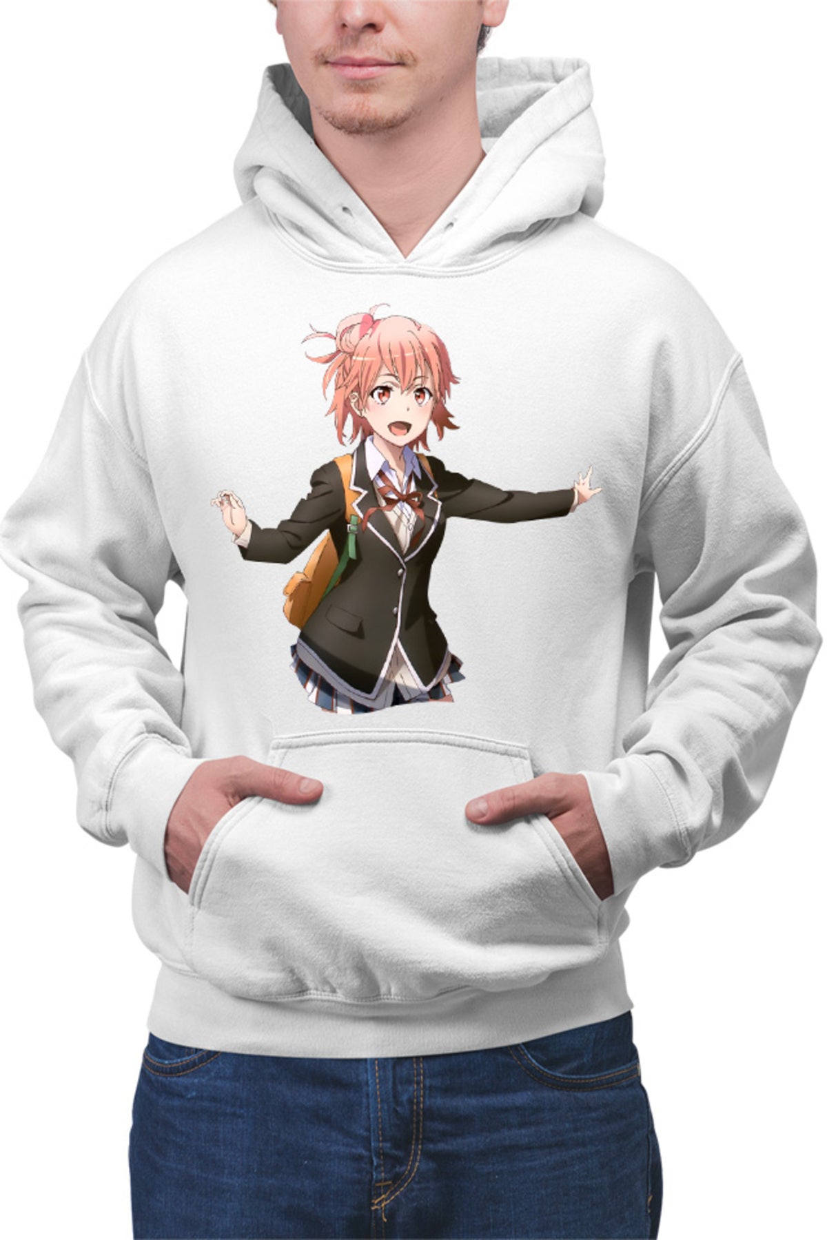 Hanorac barbati OreGairu Yui Playfull Tsundere Weeb Animation
