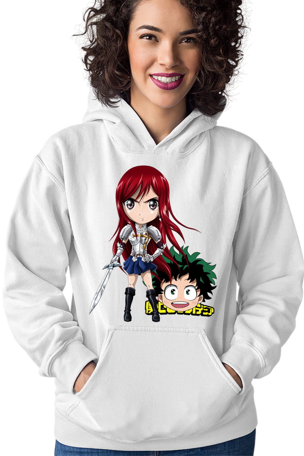 Hanorac dama Fairy Tail Erza Deku My Hero Academia