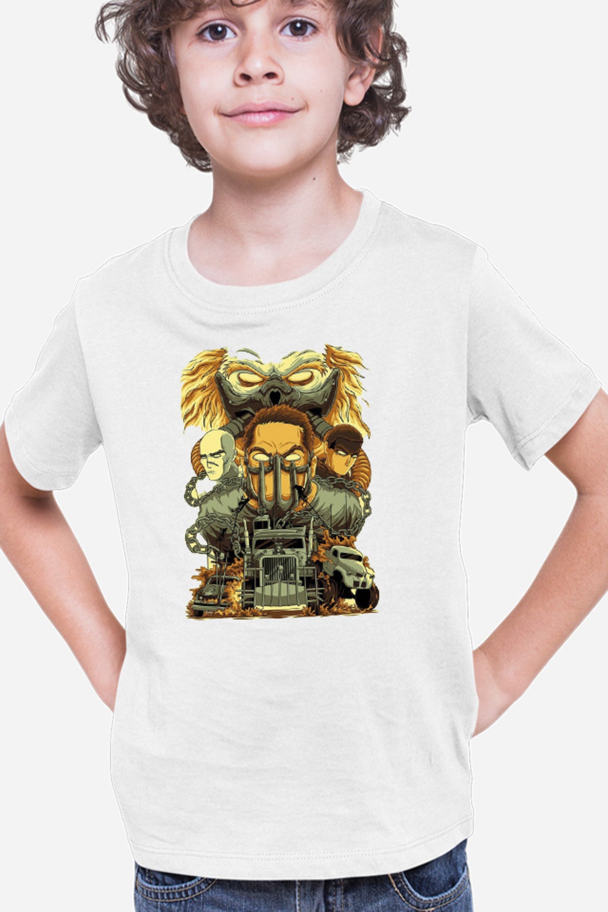 Tricou copii Mad Max Post Apocaliptic Mel Gibson Societal Collapse