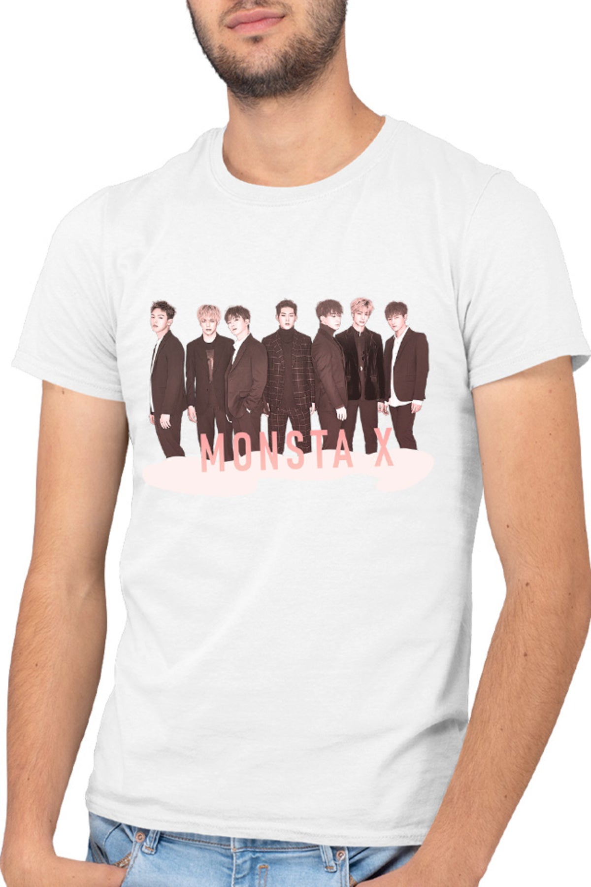 Tricou barbati Monsta X Group Korean Artist MTV Dance Performance