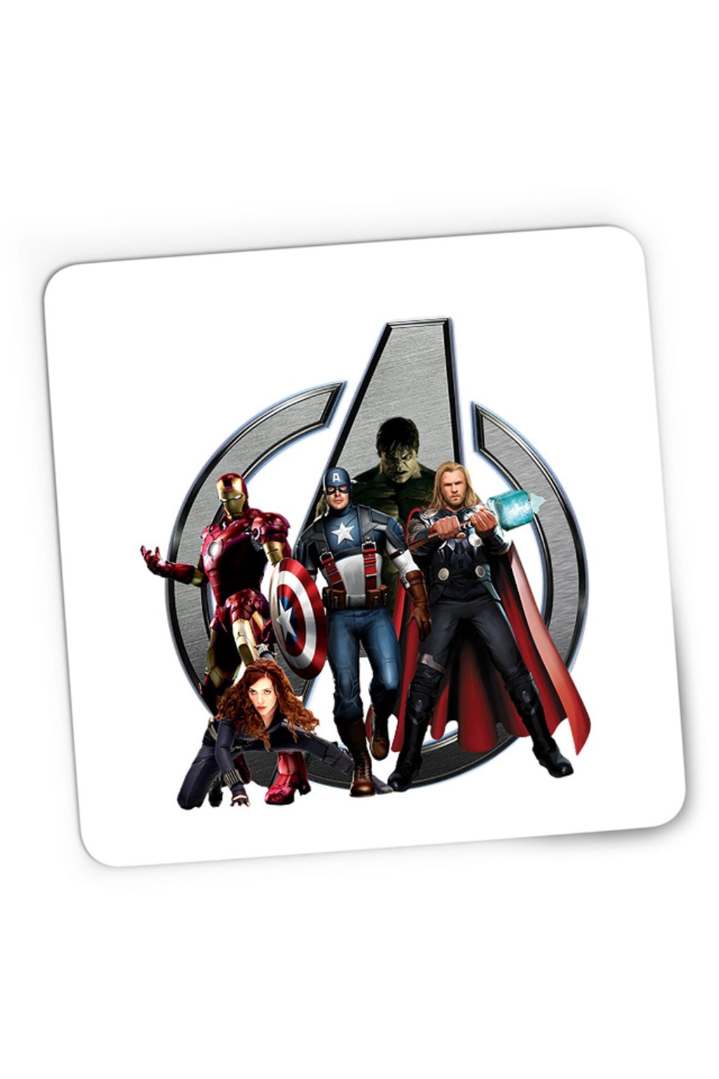 Mousepad Gaming Thor Avangers Hulk Iron Man Captain America Allience Heroes, 21x19 cm