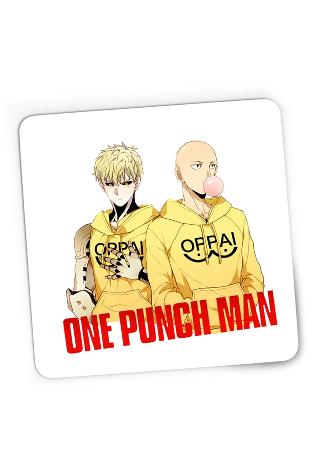 Mousepad Gaming One-Punch Man Saitama Yusuke Murata Genos, 21x19 cm
