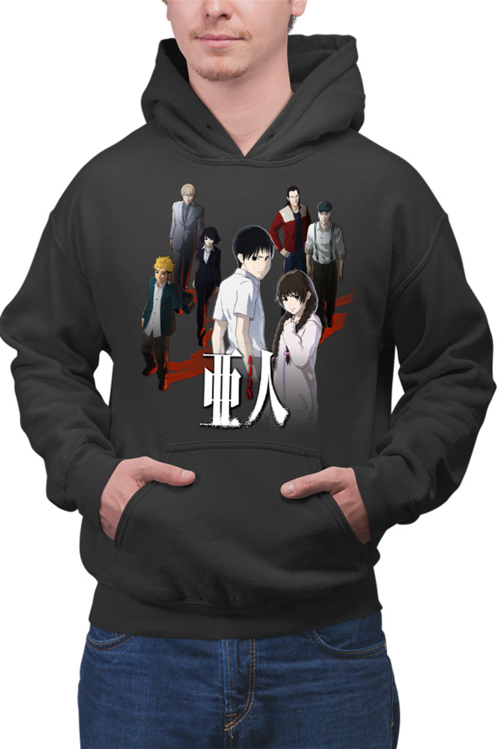 Hanorac barbati Ajin Main Group Seinen Manga Anime Otaku