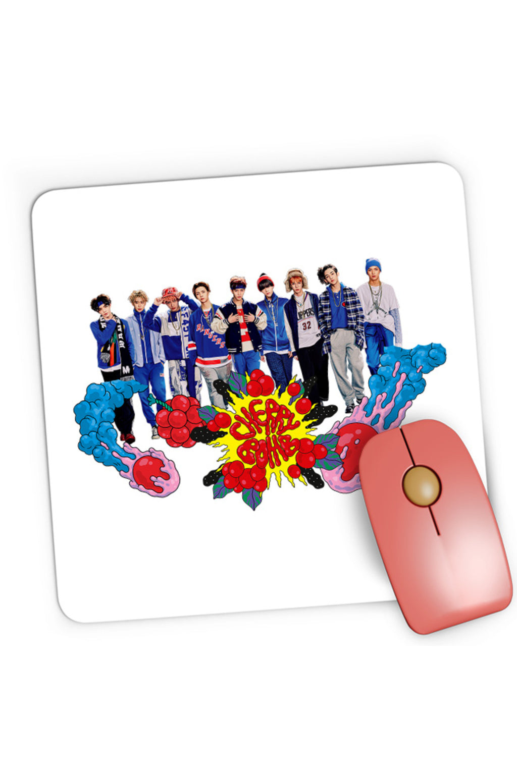 Mousepad Gaming NCT Cherry Bomb Sweets Campaign Concept Visuals, 21x19 cm