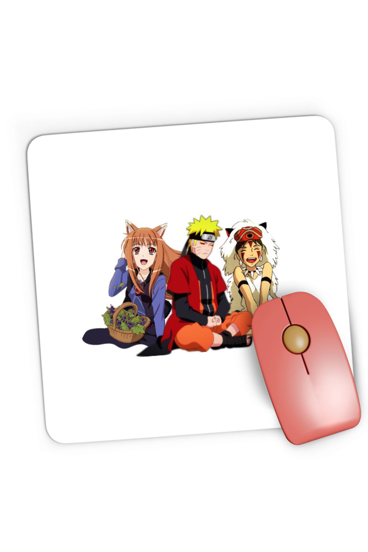Mousepad Gaming Spice And Wolf Holo Naruto Anime Eater, 21x19 cm