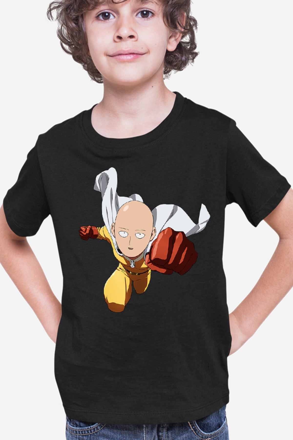 Tricou copii One-Punch Man Fly Costume Exercice Music