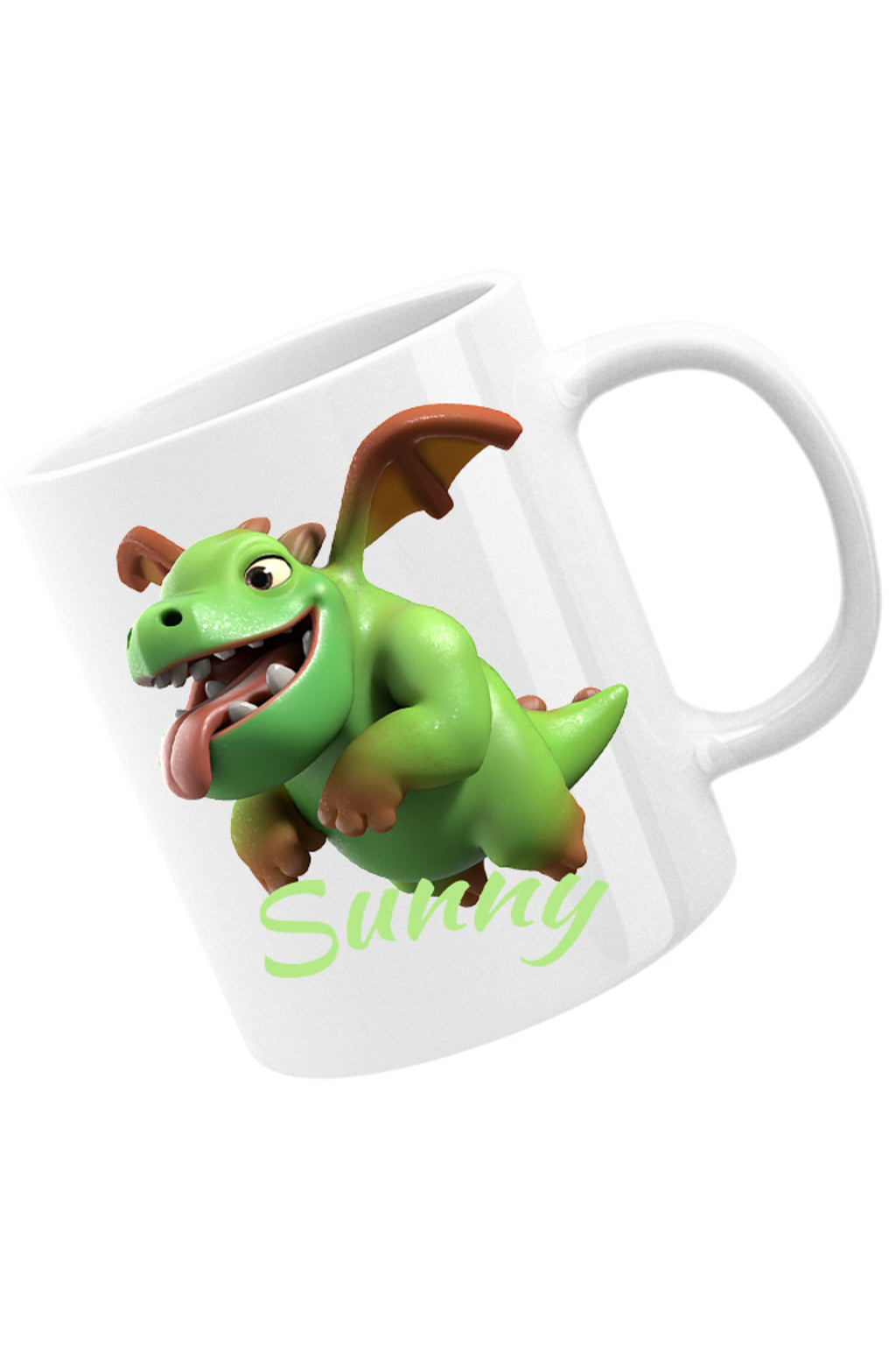 Cana Clash of Clans Mini Dinosaur Happy Flying Positive Energy, alba, 330 ml
